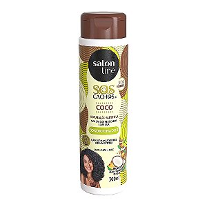 Condicionador Sos Cachos Coco Tratamento Profundo 300Ml - Salon Line
