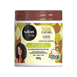 Máscara De Hidratação Sos Cachos Coco Tratamento Profundo 500G