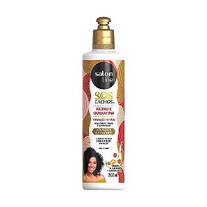 Ativador De Cachos Sos Cachos Rícino E Queratina 300Ml - Salon Line