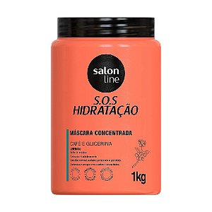 Máscara S.O.S Hidratação Café E Glicerina Salon Line 1Kg