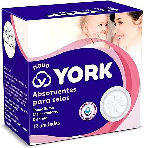 Absorventes Para Seios York 12 Unidades