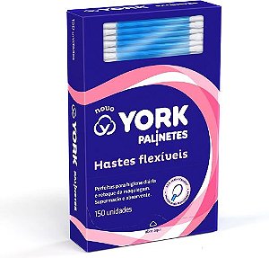 Hastes Flexíveis De Algodão Palinetes York 150 Unidades