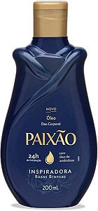 Óleo Corporal Paixão Inspiradora Rosas Brancas Com Ação Desodorante 200Ml