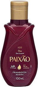 Óleo Corporal Paixão Framboesa Negra Com Ação Desodorante 100Ml