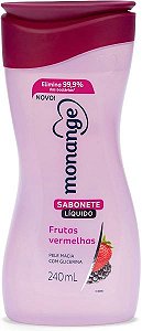 Sabonete Líquido Monange Frutas Vermelhas 240Ml