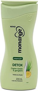 Hidratante Monange Detox Com Ação Desodorante 200Ml