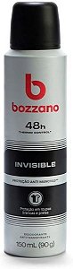 Desodorante Aerossol Antitranspirante Masculino Bozzano Invisible 150Ml