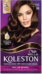 Tinta De Cabelo Koleston Castanho Escuro 30