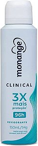 Desodorante Clinical Revigorante Aerossol Antitranspirante Monange Feminino 150Ml