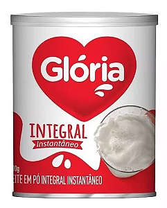 Leite Em Pó Integral Glória Lata Nutrimax Caixa Com 25 Un De 400G