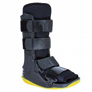 Bota Curta Exofoot Preto/Amarelo M- Kestal