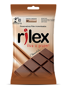 Preservativos Chocolate Pacote 12X3 - Rilex