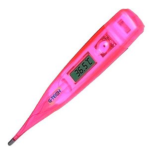 Termômetro Clínico Digital Febre G-Tech Th150 Rosa