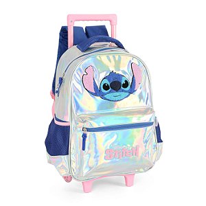 Mochila Carrinho Stitch Prata | IC41682SC