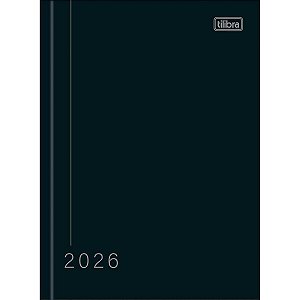 Agenda Pepper Preta Costurada 2026 M4