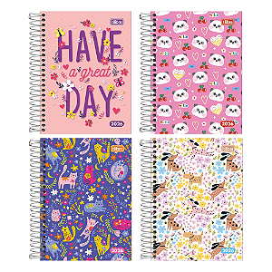 Agenda Pepper Feminina Espiral 2026 M4