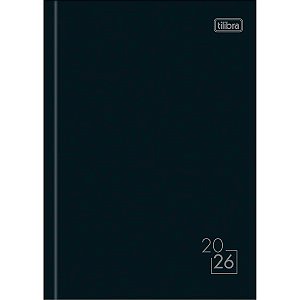 Agenda Spice Costurada Preta M6 2026
