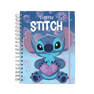 Caderno Smart Universitário 15 Divisórias Stitch | 5572