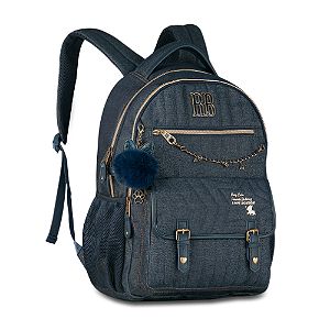 Mochila Rebecca Bonbon Denim Vintage 17,5" | RB27027