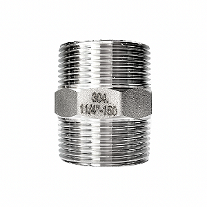 Conexão Niple 1.1/4" BSPT Aço Inox 304
