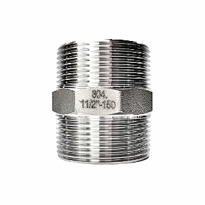 Conexão Niple 1.1/2" BSPT Aço Inox 304