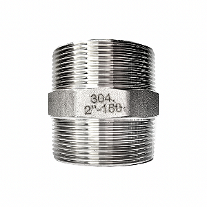 Conexão Niple 2" BSPT Aço Inox 304