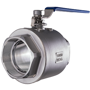 Válvula Esfera 4" BSP Aço Inox 304 com Vedação PTFE 1000PSI