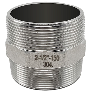 Conexão Niple 2.1/2" BSP Aço Inox 304