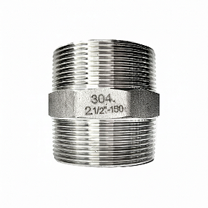 Conexão Niple 2.1/2" BSPT Aço Inox 304