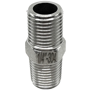 Conexão Niple 1/4" BSP Aço Inox 304