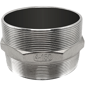 Conexão Niple 4" BSP Aço Inox 304