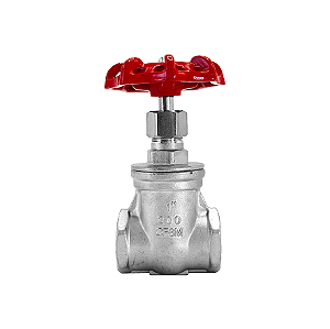 Válvula Gaveta 1" BSP Aço Inox 304 200PSI