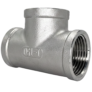 Conexão Tee 1 Polegada Bsp Aço Inox 304 Rosca Fêmea