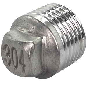 Conexão Plug BSP 1/2 Polegada Aço Inox 304 Rosca Macho