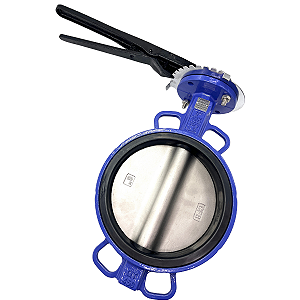 Válvula Borboleta Wafer DN200 8" PN16 Haste Inox SS420 Disco Inox 304