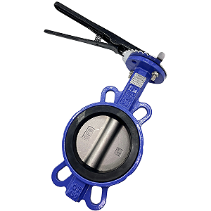 Registro Borboleta DN100 4" Disco Inox 304 PN16 Haste Inox SS420