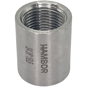 Conexão Luva 3/8 Bsp Fêmea X Fêmea Inox 304
