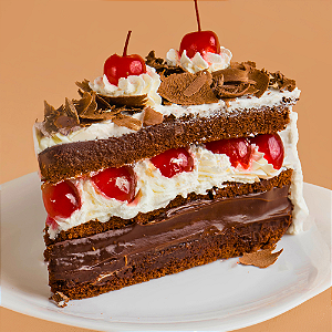 Bolo Vegano Floresta Negra - Sem Trigo