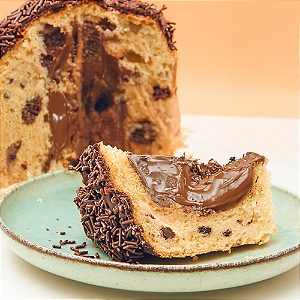 Panetone Recheado - Brigadeiro