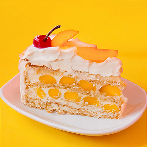 Bolo Vegano de Pêssego - Sem Trigo