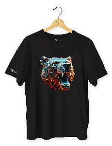 Camiseta Urso Cabeca Colorido - ANI2316