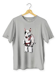 Camiseta Cachorro Bull Terrier Kimono Branco - ANI2319