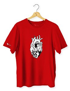 Camiseta Caveira Coração - CAV2307