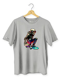 Camiseta Caveira Skate - CAV2308