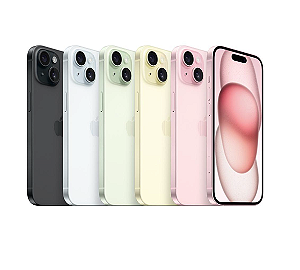 PRODUTO TESTE - iPhone 15 Apple (128GB) Rosa, Tela de 6,1", 5G e Câmera de 48 MP