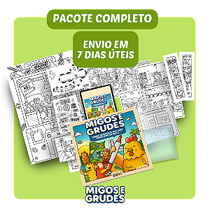 MIGOS E GRUDES PREMIUM - Livro físico + todos os itens adicionais!