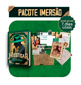 PACOTE IMERSÃO - Investigar livro-jogo