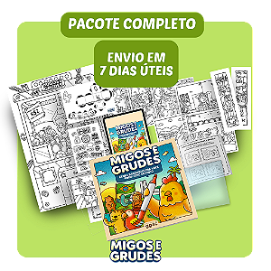 MIGOS E GRUDES PREMIUM - Livro físico + todos os itens adicionais!