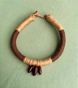 Colar Cipó Sementes da Terra