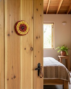 Amuleto Abundância Brasileira com Sementes Naturais